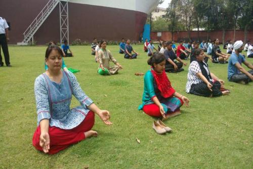 International Yoga Day Celebration on 21st June 2017 at IMI